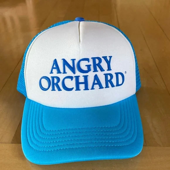 Blue Angry Orchard Truckers Hat - Picture 1 of 5